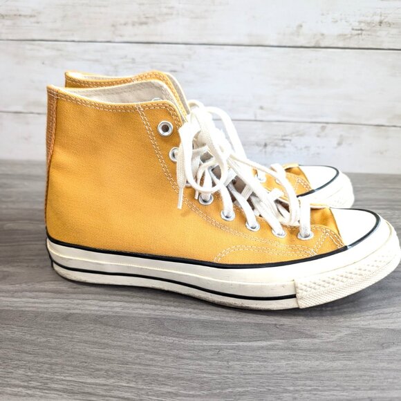 Converse Chuck Taylor 70 Hi Men's Shoes Sunflower-Black-Egret 7M/9W - Picture 3 of 11